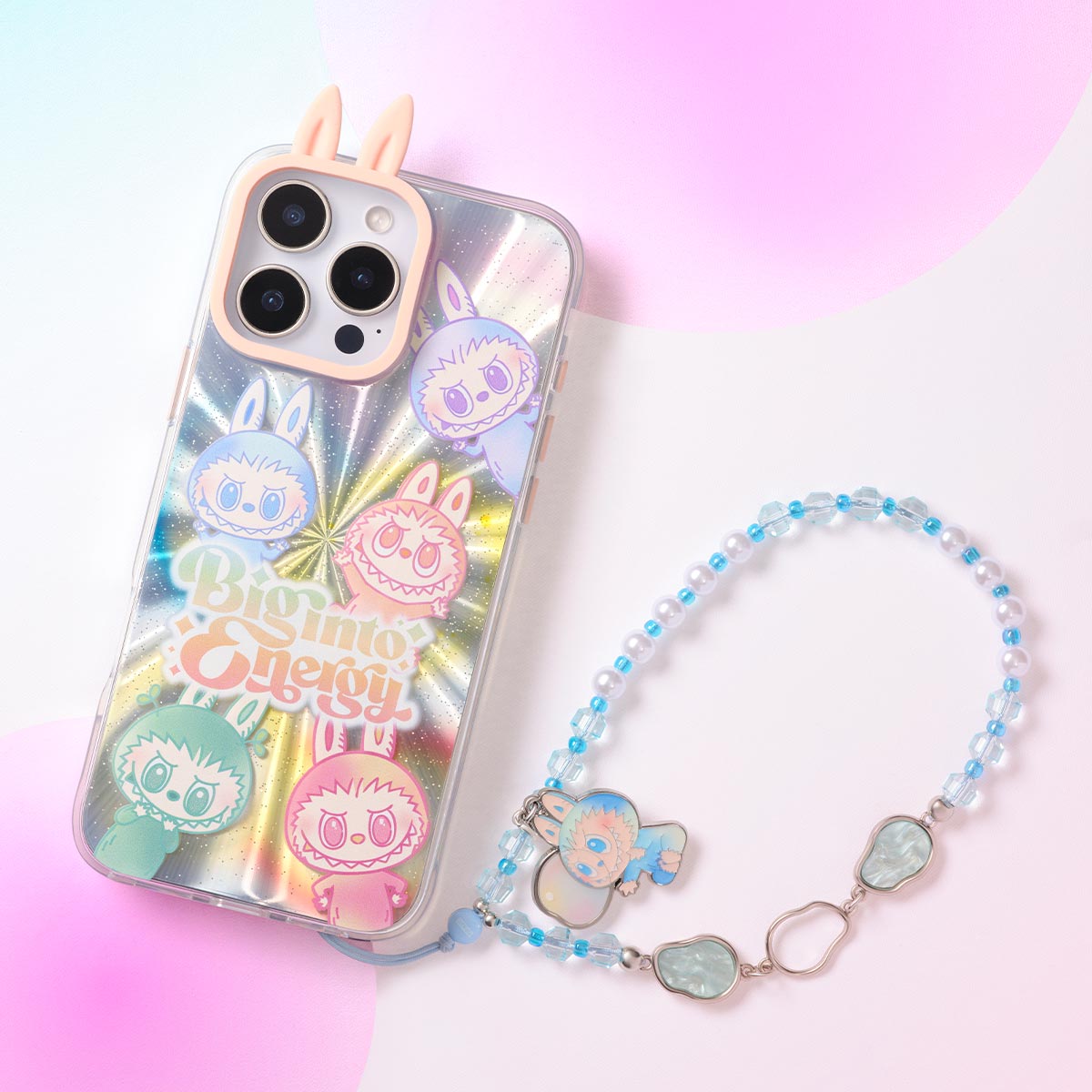 THE MONSTERS Big into Energy Series-Phone Charm Blind Box