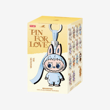 V4 THE MONSTERS Pin for Love Series-Vinyl Plush Pendant Blind Box (A-M)