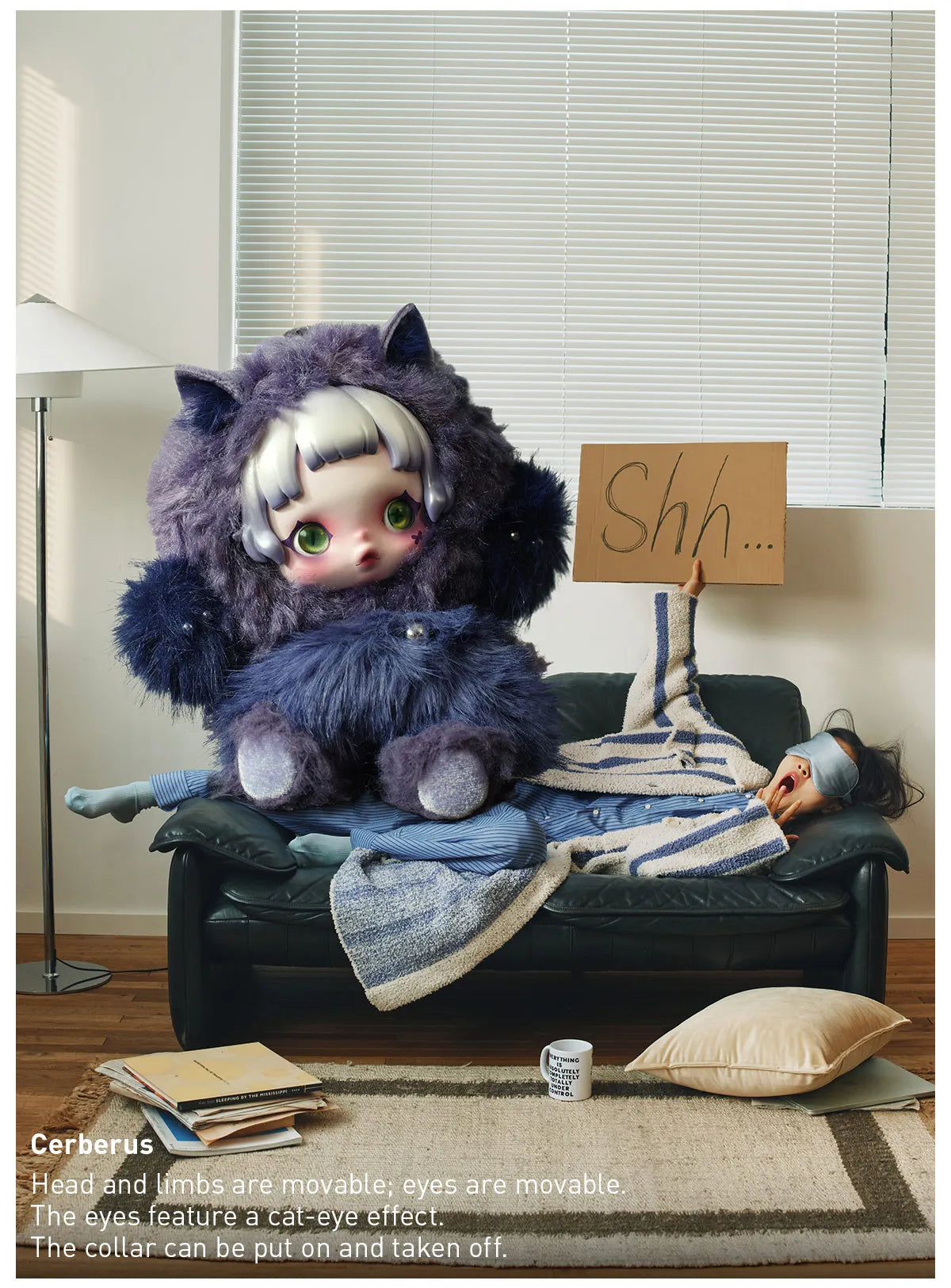 SKULLPANDA You Found Me! Series Plush Doll Pendant