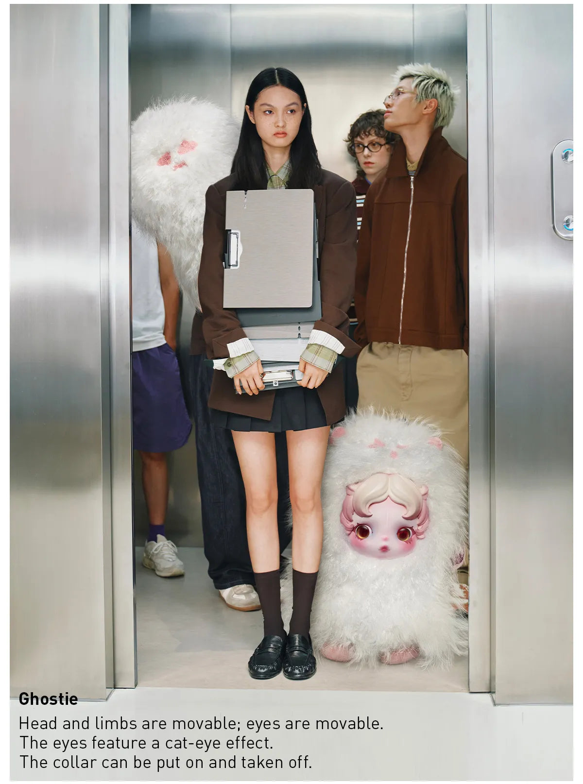 SKULLPANDA You Found Me! Series Plush Doll Pendant