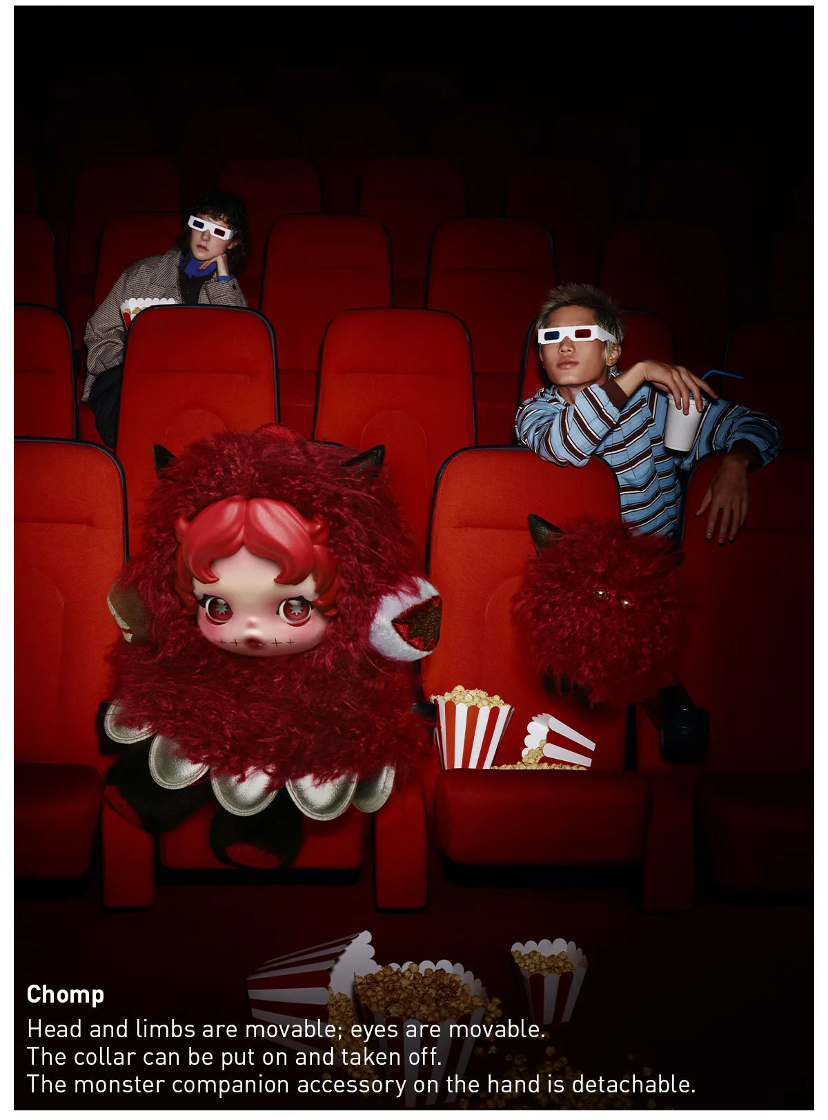 SKULLPANDA You Found Me! Series Plush Doll Pendant