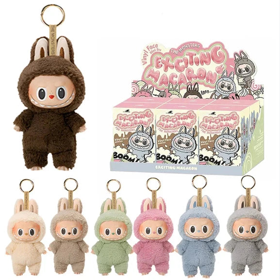V1 THE MONSTERS Exciting Macaron Series-Vinyl Plush Pendant Blind Box