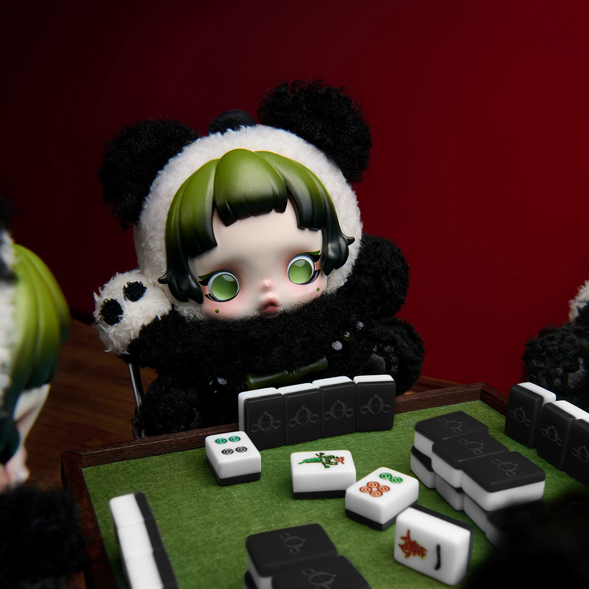 SKULLPANDA Lazy Panda Plush Doll Pendant