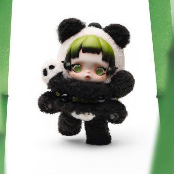 SKULLPANDA Lazy Panda Plush Doll Pendant