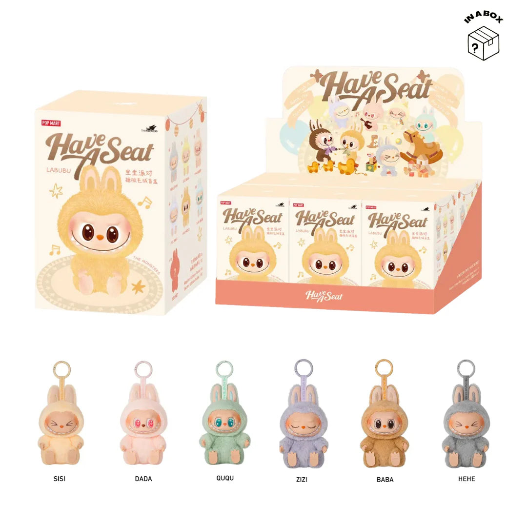 V2 THE MONSTERS Have A Seat Series-Vinyl Plush Pendant Blind Box